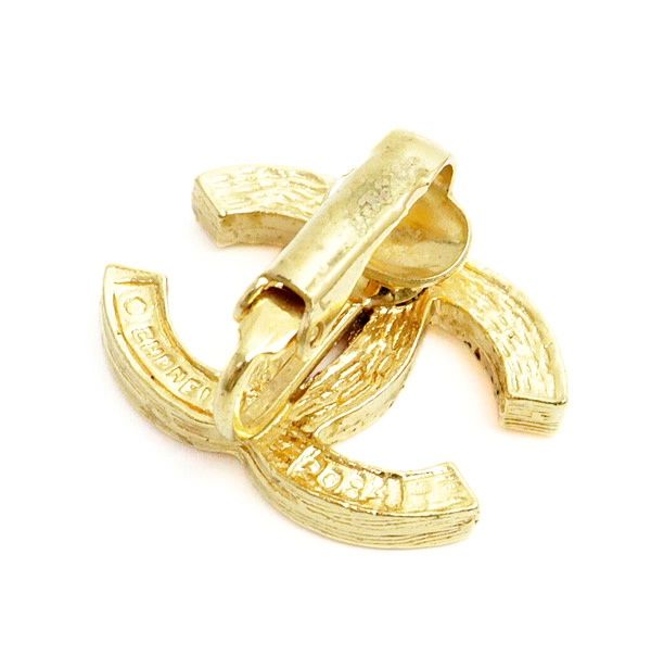 広尾店】 シャネル CHANEL ココマーク ラインストーン イヤリング