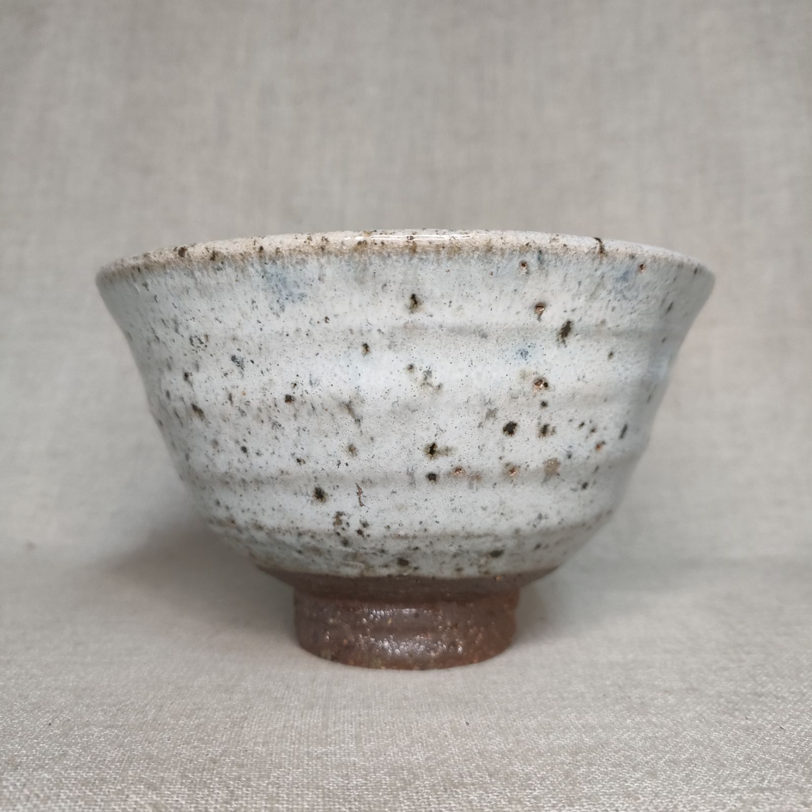 斑唐津茶碗 青斑 唐津焼 山茶窯 - メルカリ