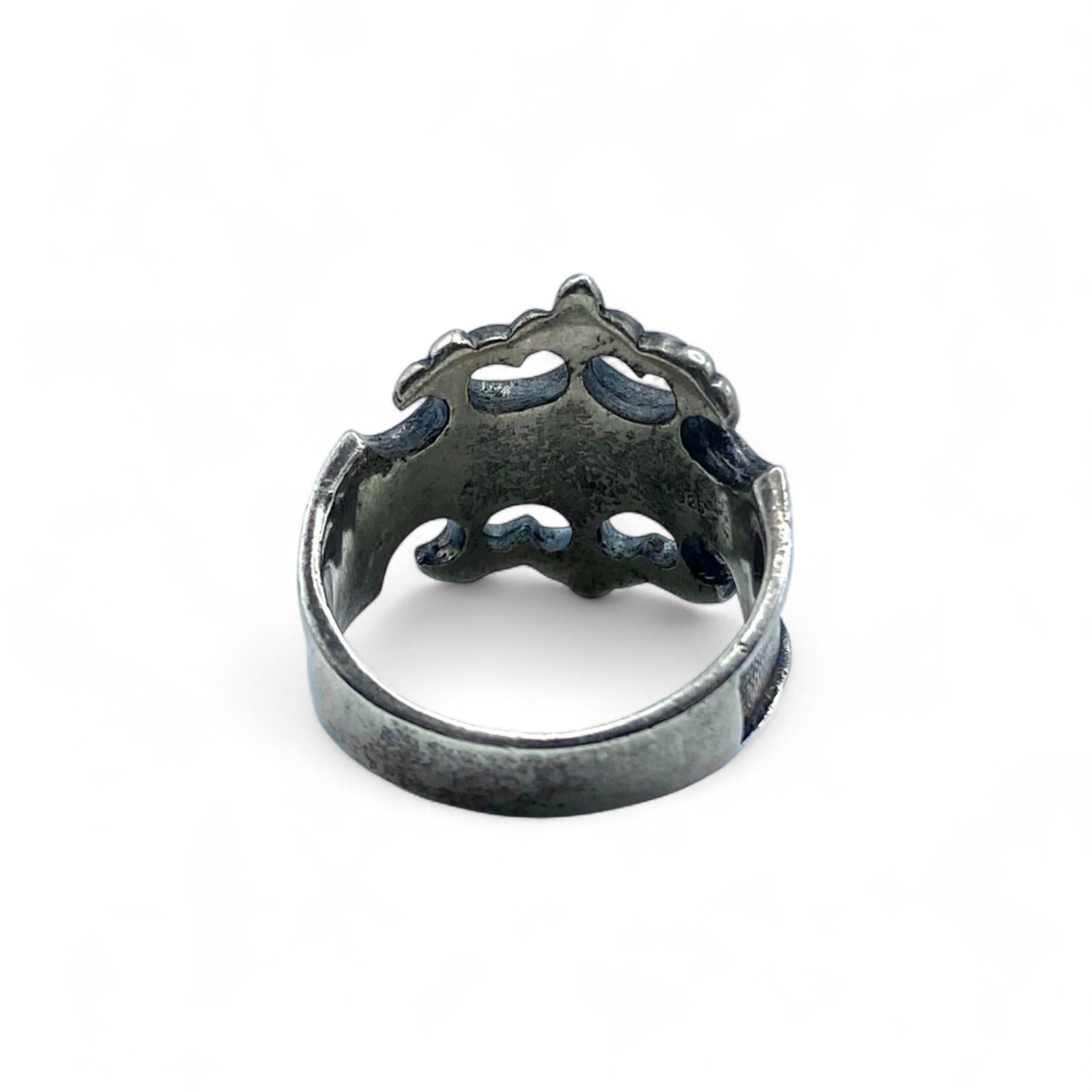 VINTAGE ヴィンテージ シルバー925 フルールドリス デザイン リング