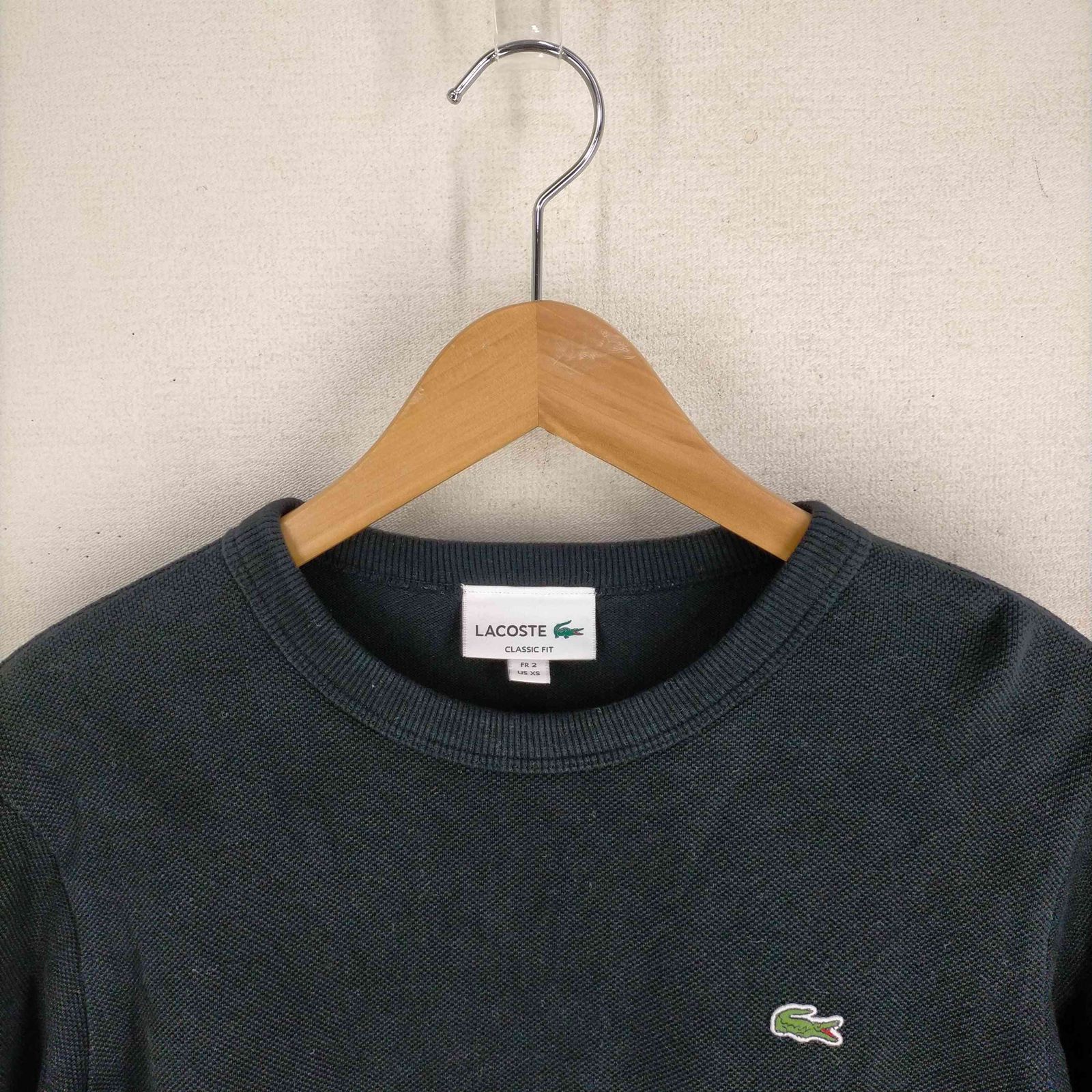 ラコステ LACOSTE 鹿の子地ロングスリーブTシャツ メンズ XS