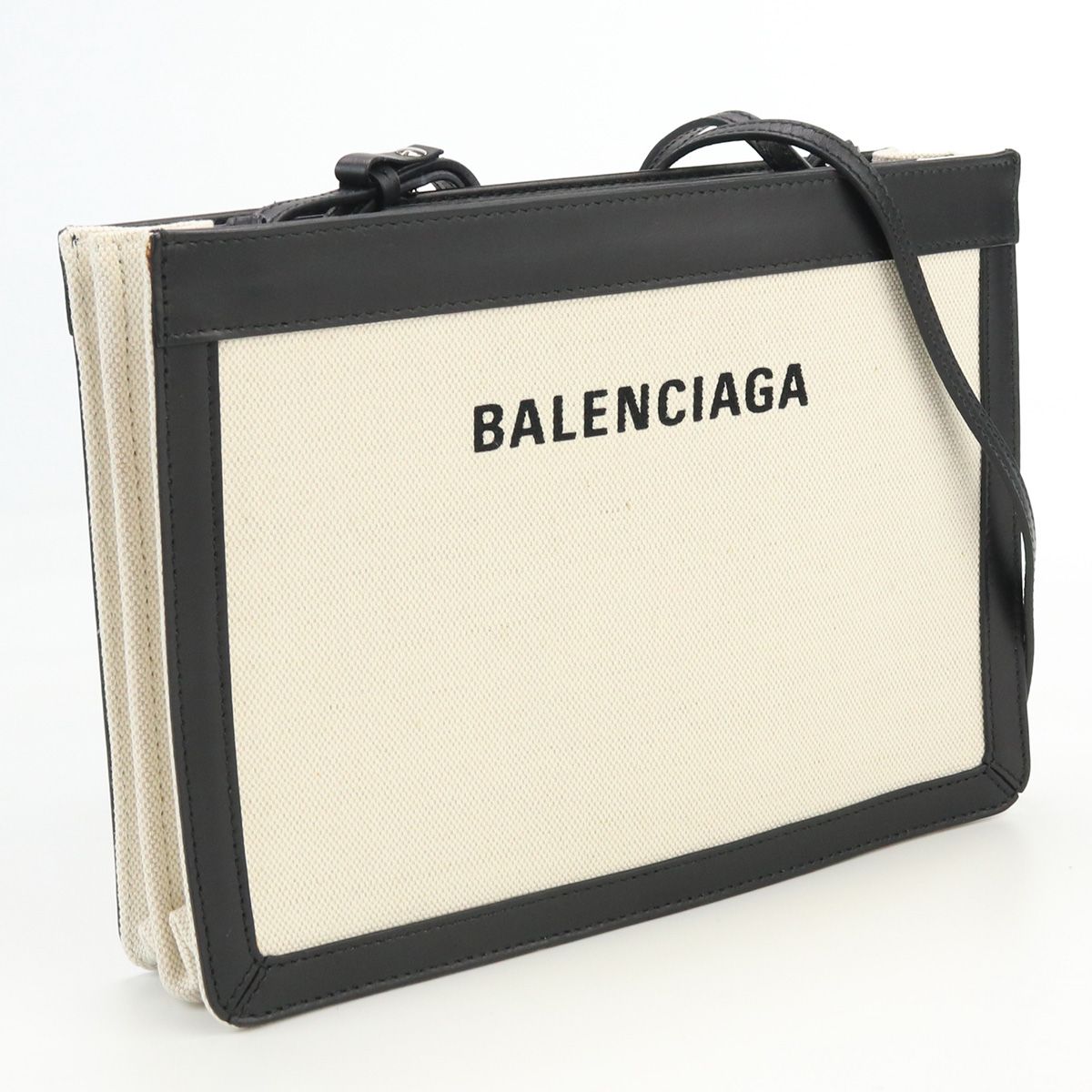 BALENCIAGA バレンシアガ ネイビー ポシェット 339937 斜め掛け 