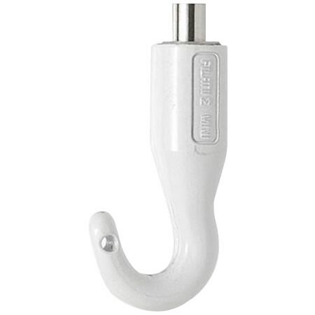 ARAKAWA ワイヤー1.0～1.2φ用フック(中間ハンガー) 標準タイプ ホワイト 5個セット AF-3white