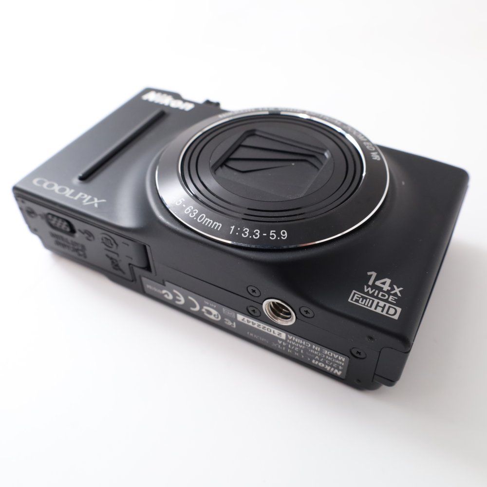 激安70%OFF！ ニコン Nikon デジタルカメラ COOLPIX クールピクス S8200 ノーブルブラック S8200BK 9c08