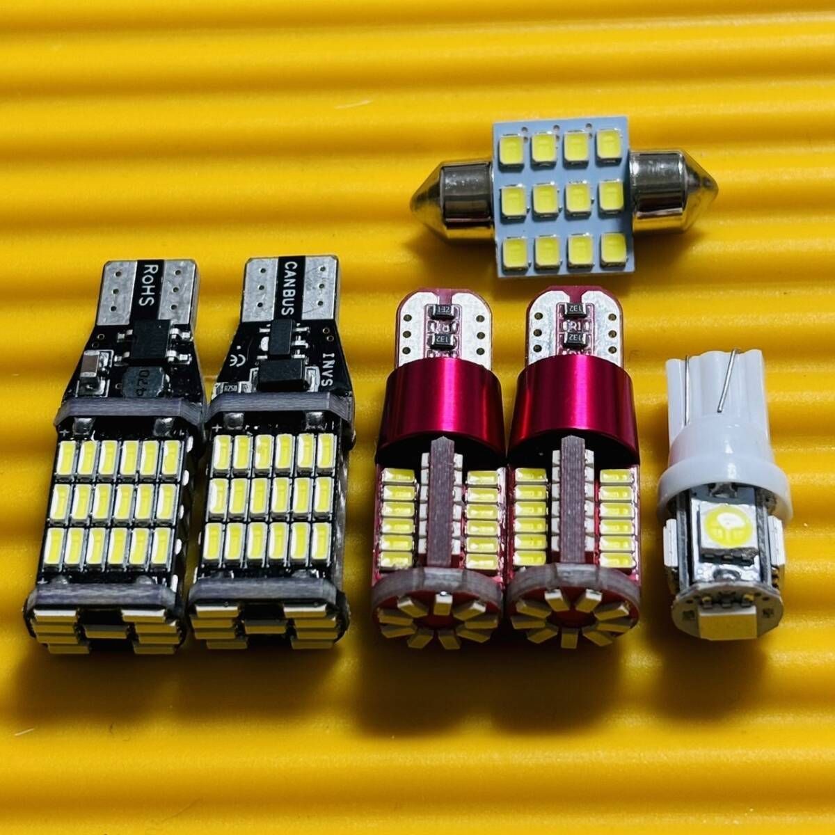 お得セット◇超爆光！クリッパートラック U71/72 T10 LED ルームランプ バックランプ ポジション球 ナンバー灯 6個セット ホワイト 日産  パーツ カー用品 アクセサリー 車検対応 - メルカリ