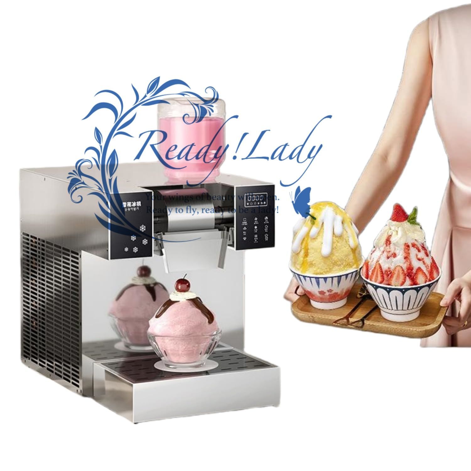 スノーフレイクアイスメーカー シルバー かき氷機（業務用