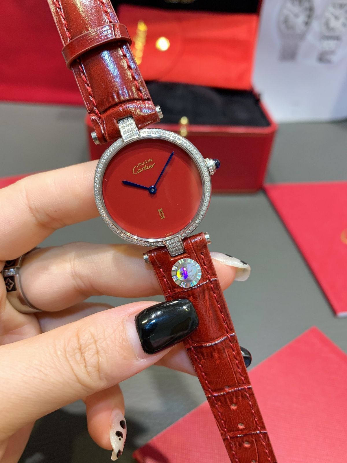 CARTIER カルティエ マスト レディース腕時計 30mm