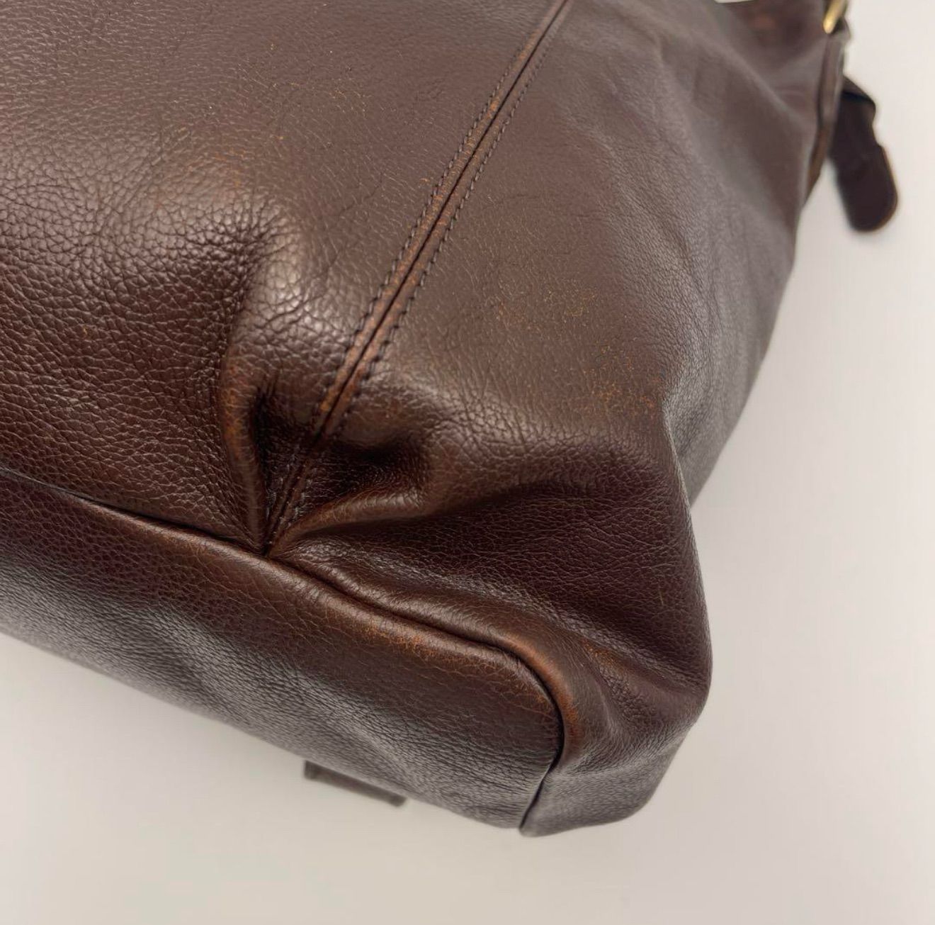 ✨IL BISONTE 2WAY レザースクエアリュック ブラウン✨