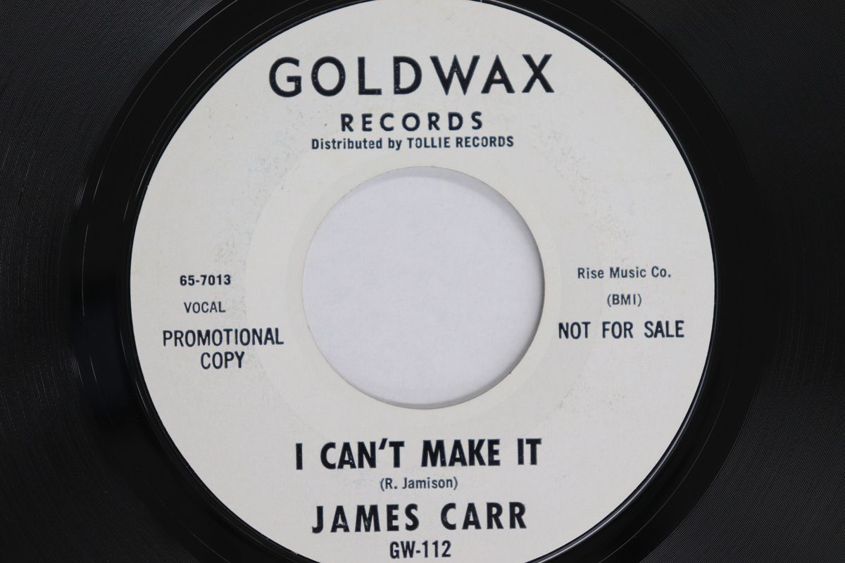 米7” James Carr I Cant Make It / Lovers Competition GW112PROMO