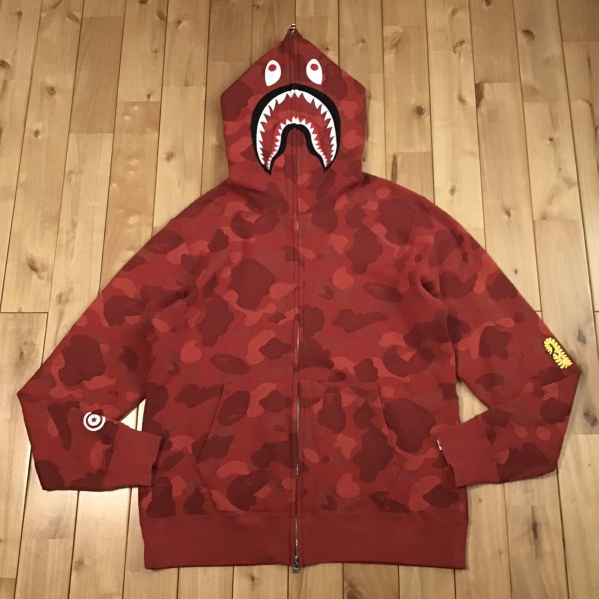 ☆XL☆ ジャガードカモ シャーク パーカー Jacquard shark full zip  