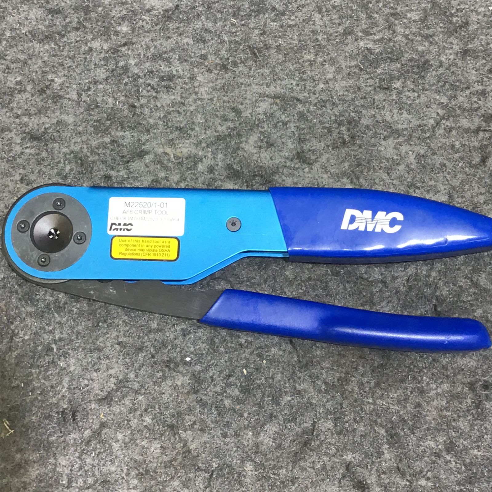 圧着工具 MS22520/2ー01 DMC 【公式通販】 圧着工具 MS22520/2ー01 DMC 【公式通販】