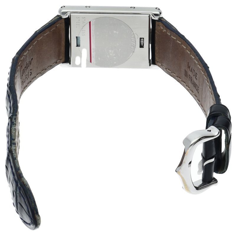 カルティエ タンクバスキュラントSM ウォッチ W1011158 箱 保証書 SS  