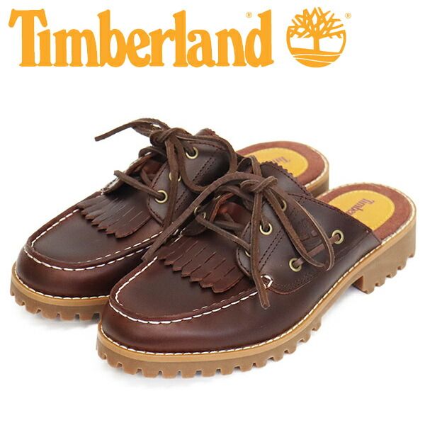 Timberland ティンバーランド A4198-EIW NOREEN MULE ノリーンミュール サンダル レディース Burgundy TB571 US7-約24.0cm