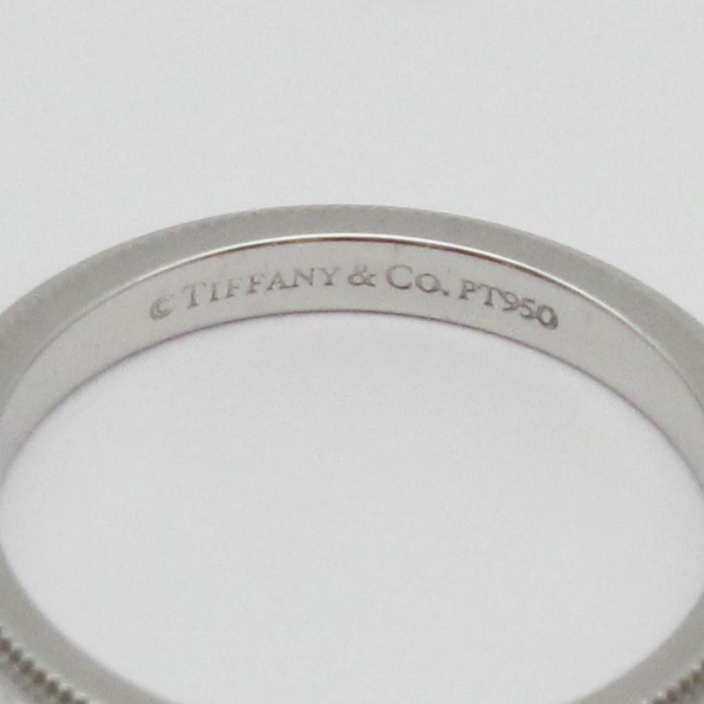 TIFFANY&Co. ティファニー ミルグレイン バンド リング 指輪 Pt950