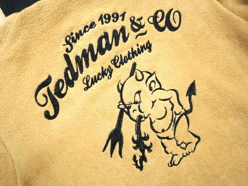 テッドマン TEDMAN フリースジャケット TDFJ-100 ベージュ Lベージュ