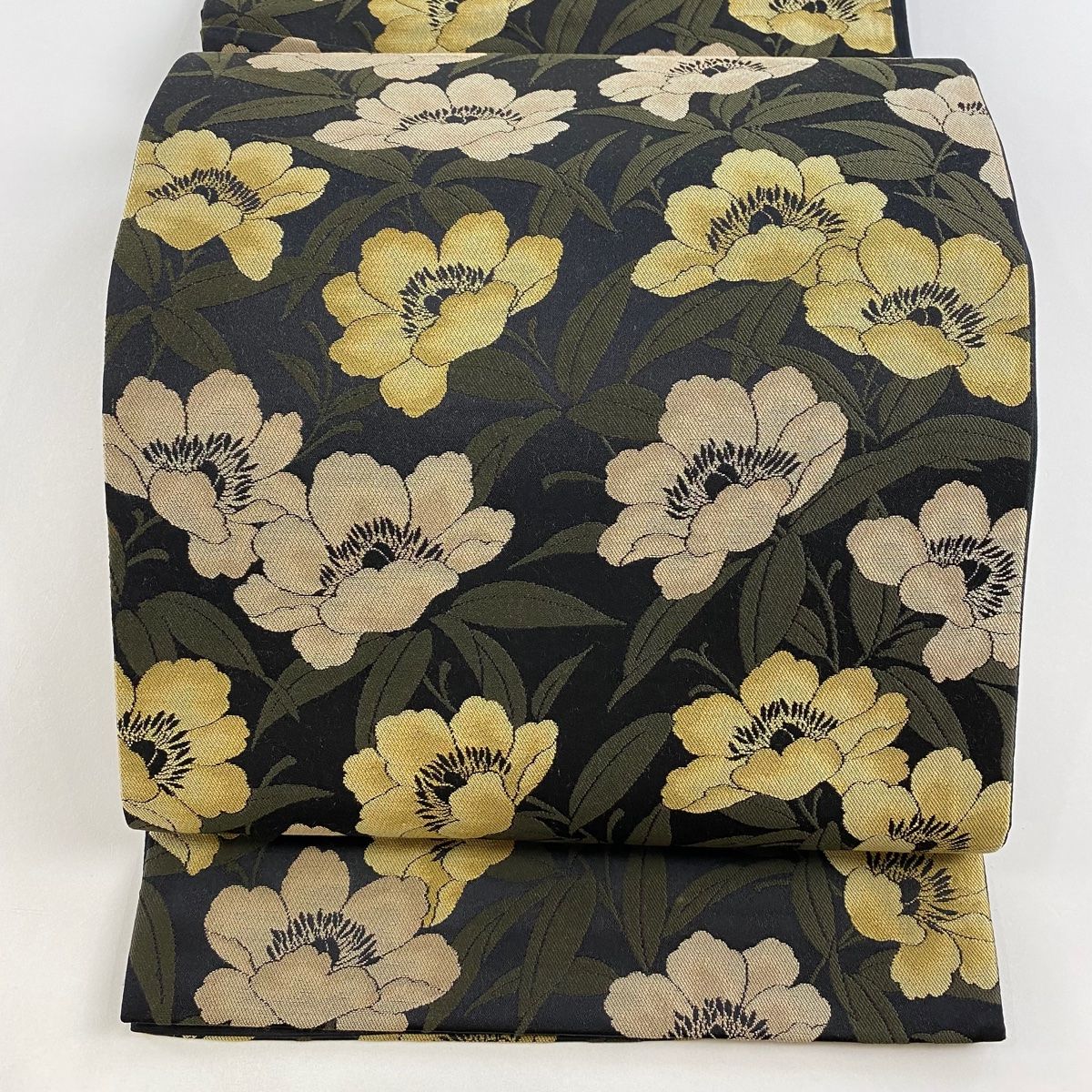 着物月花 こむさでもーど 品のある花の袋帯 六通