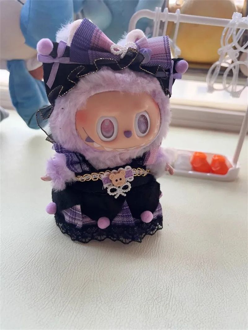 5点セット LABUBU 15/17cm ぬい服　着ぐるみ　可愛いセット ラブブ 楽天市場】A034415新品2点セット labubuラブブぬいぐるみ服17cm