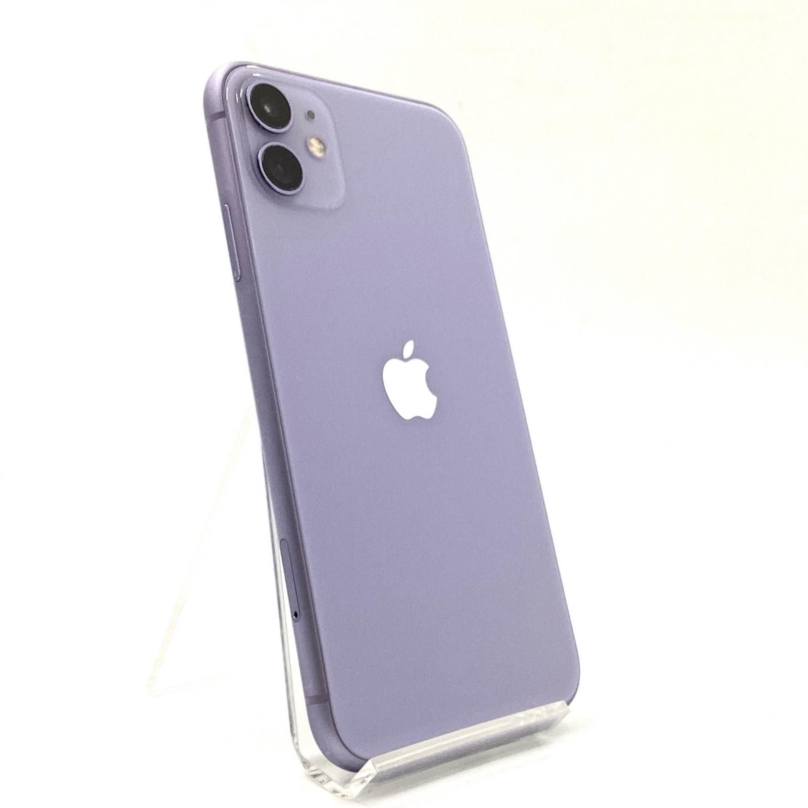 最速発送】Apple 高品質 iPhone 11 64GB パープル Softbank 白ロム 76