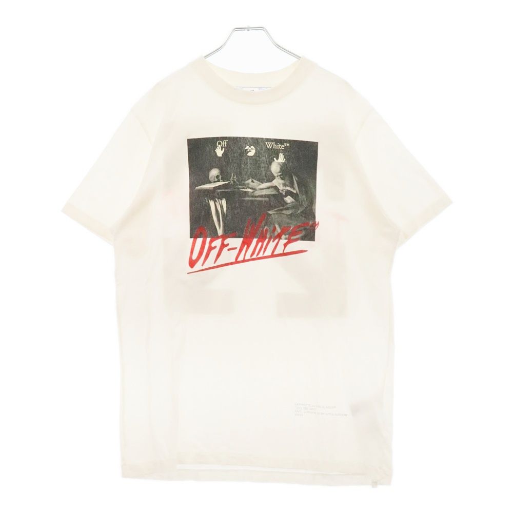 価格約8万円【美品】22SSオフホワイトOff-Whiteオープンカラー シャツ 