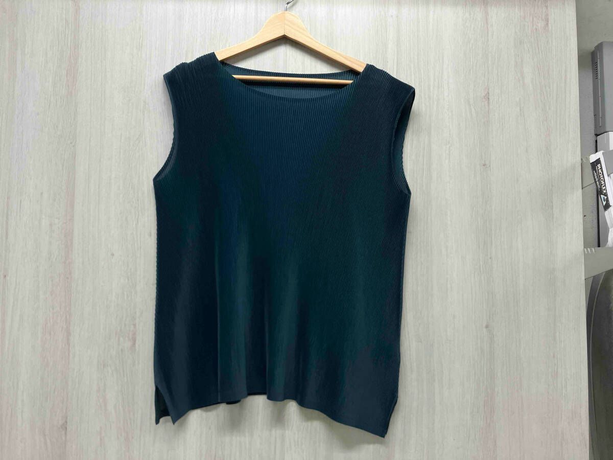 PLEATS PLEASE 半袖Tシャツ カットソー 表記サイズ3 グリーン系