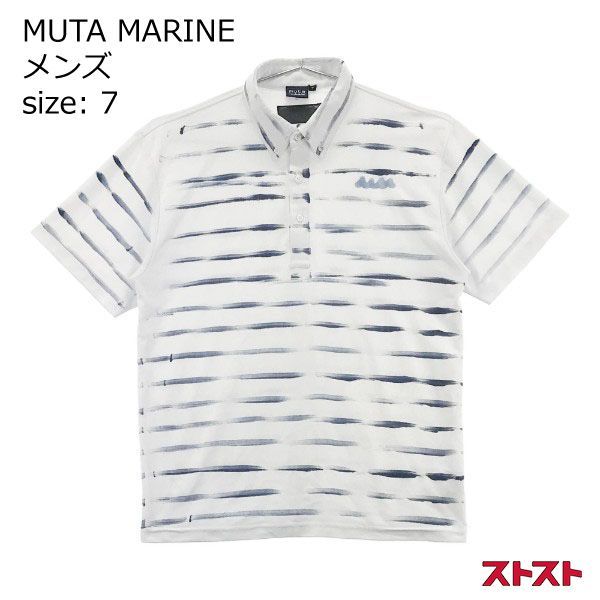 MUTA MARINE ムータマリン ×ACANTHUS 半袖ポロシャツ ボタンダウン 7