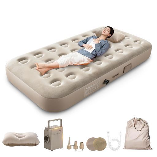 エアーベッド エアーマット ダブル寝具 電動ポンプ内蔵 来客 キャンプ