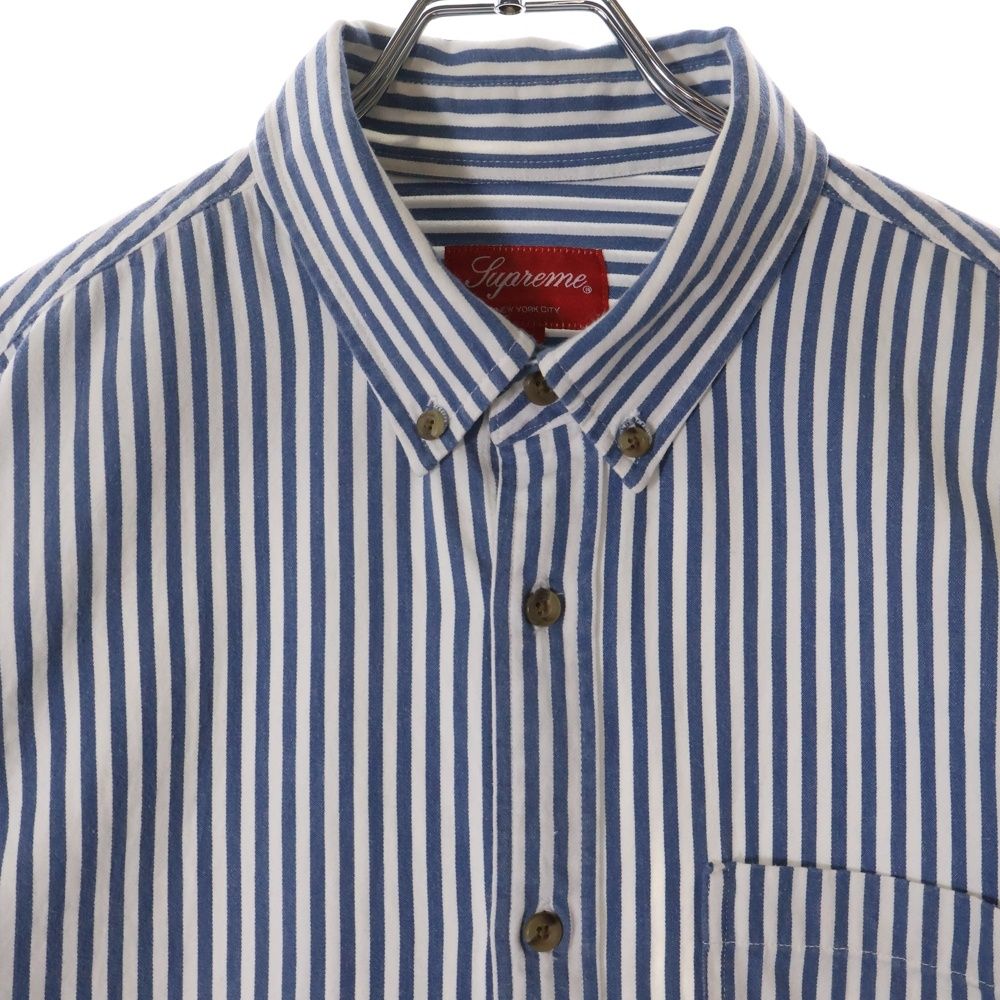 16ss Supreme シュプリーム Striped Denim Shirt SUPREME (シュプリーム) 16SS Striped Denim Shirt ストライプド