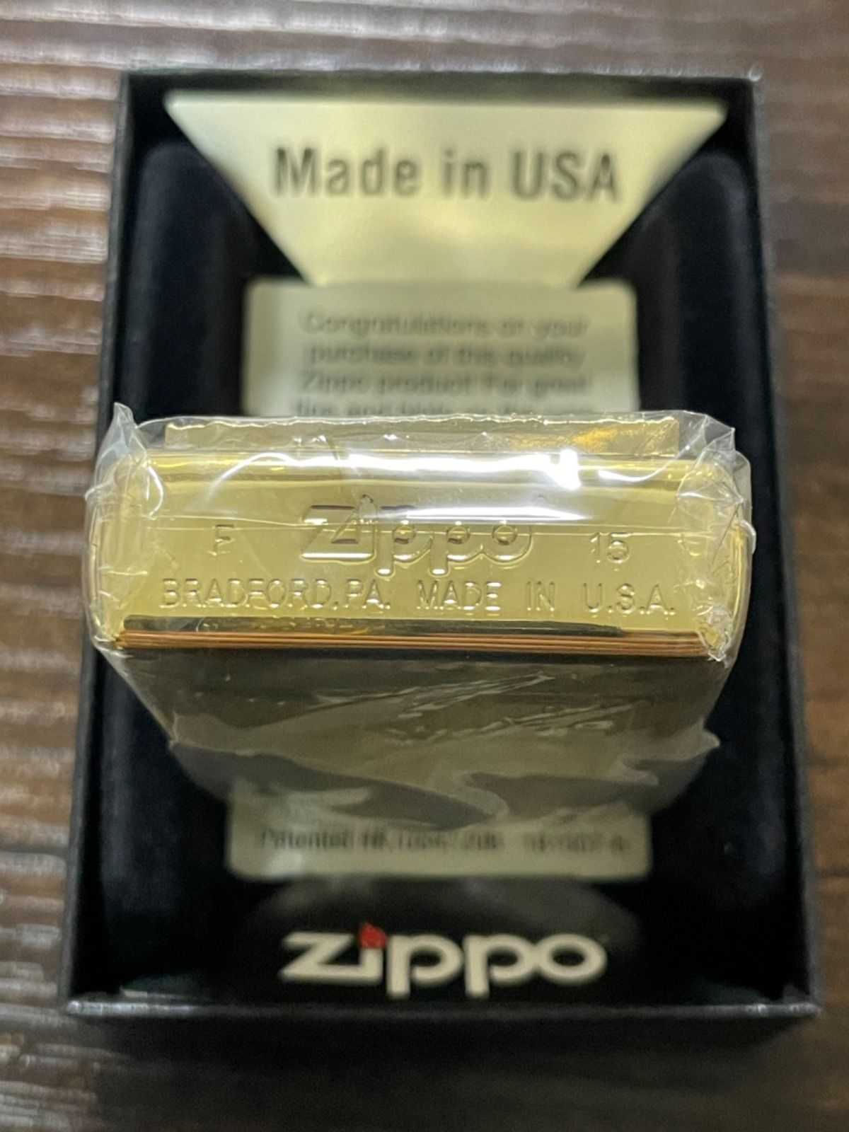 zippo MILLION GOD ZEUS ミリオンゴッド ゴールドメタル 2015年製 立体メタル 両面デザイン スロット GOLD METAL  神熱 ゼウス ケース 保証書 - メルカリ