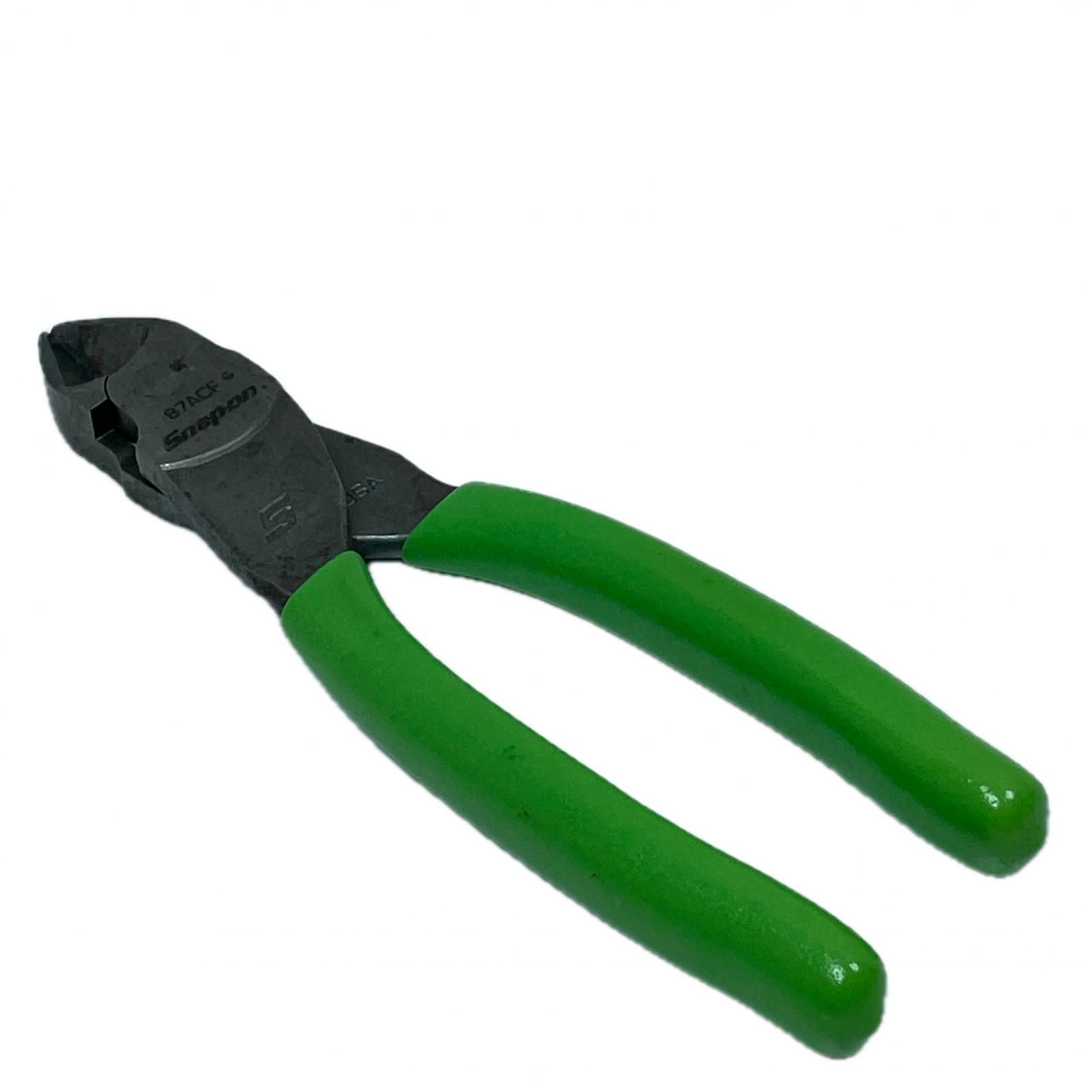 ハイエンド Snap-on スナップオン プライヤー ニッパー ペンチセット 96ACF 87ACF 47ACF グリーン 3本セット