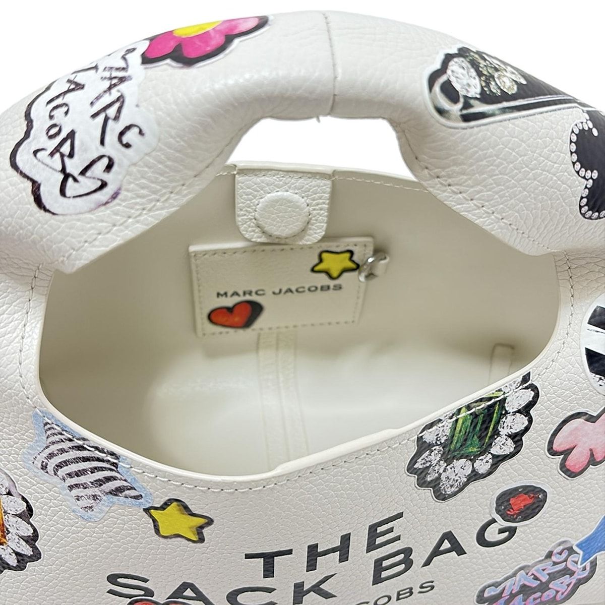 マークジェイコブス トートバッグ美品 ザ ステッカー レザー サック  