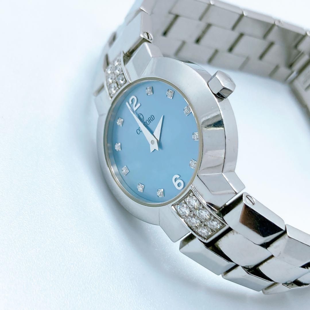 CONCORD コンコルド　14.G4.1843 ダイヤ　ラウンド　腕時計 CONCORD コンコルド 14.G4.1843 ダイヤ ラウンド 腕時計 - メルカリ