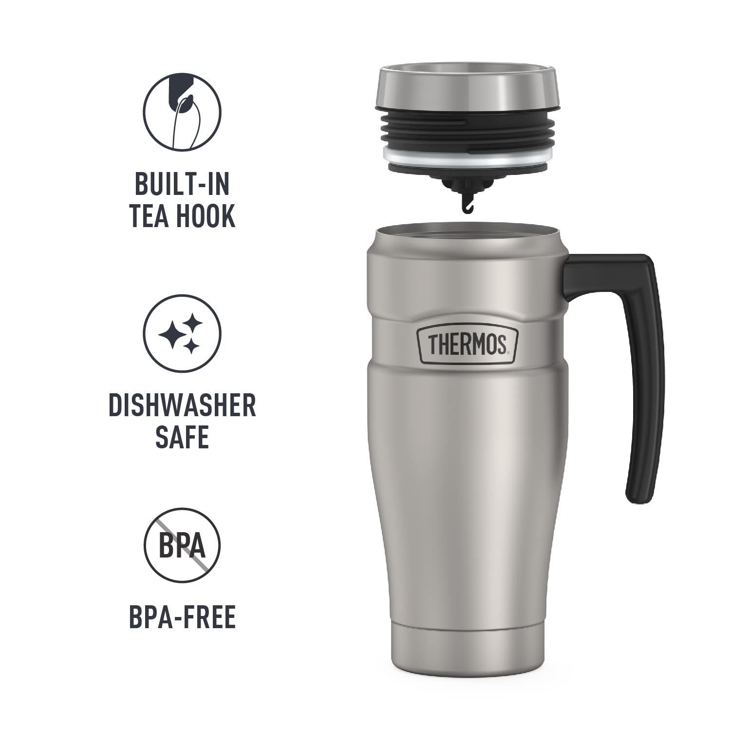 色: ステンレススチール】Thermos ステンレスキング 473ml ハンド