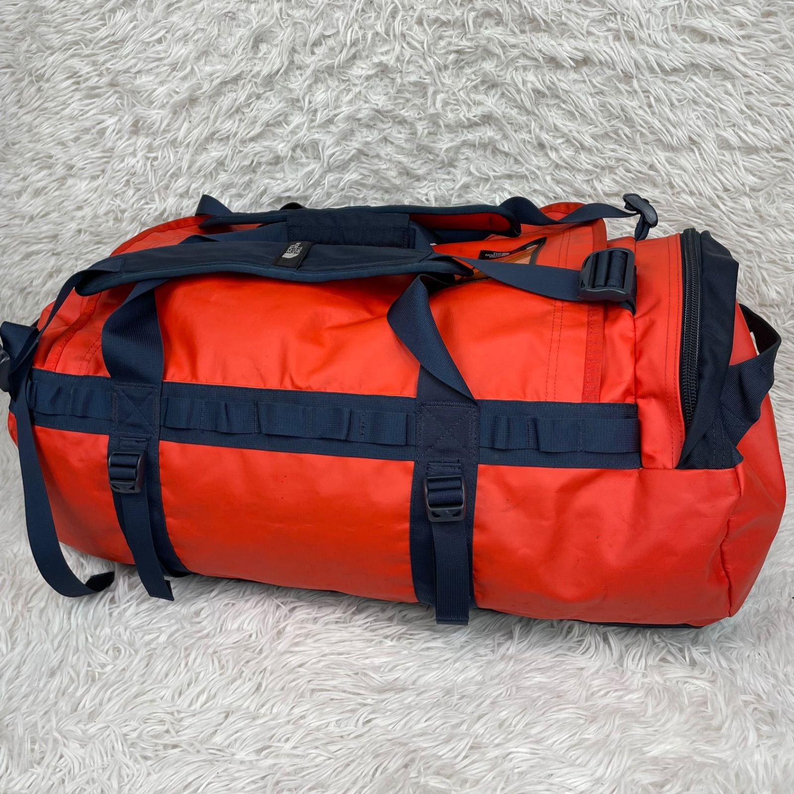 ザ ノース フェイス THE NORTH FACE ダッフルバッグ M オレンジ 大容量 リュックサック 2way バックパック