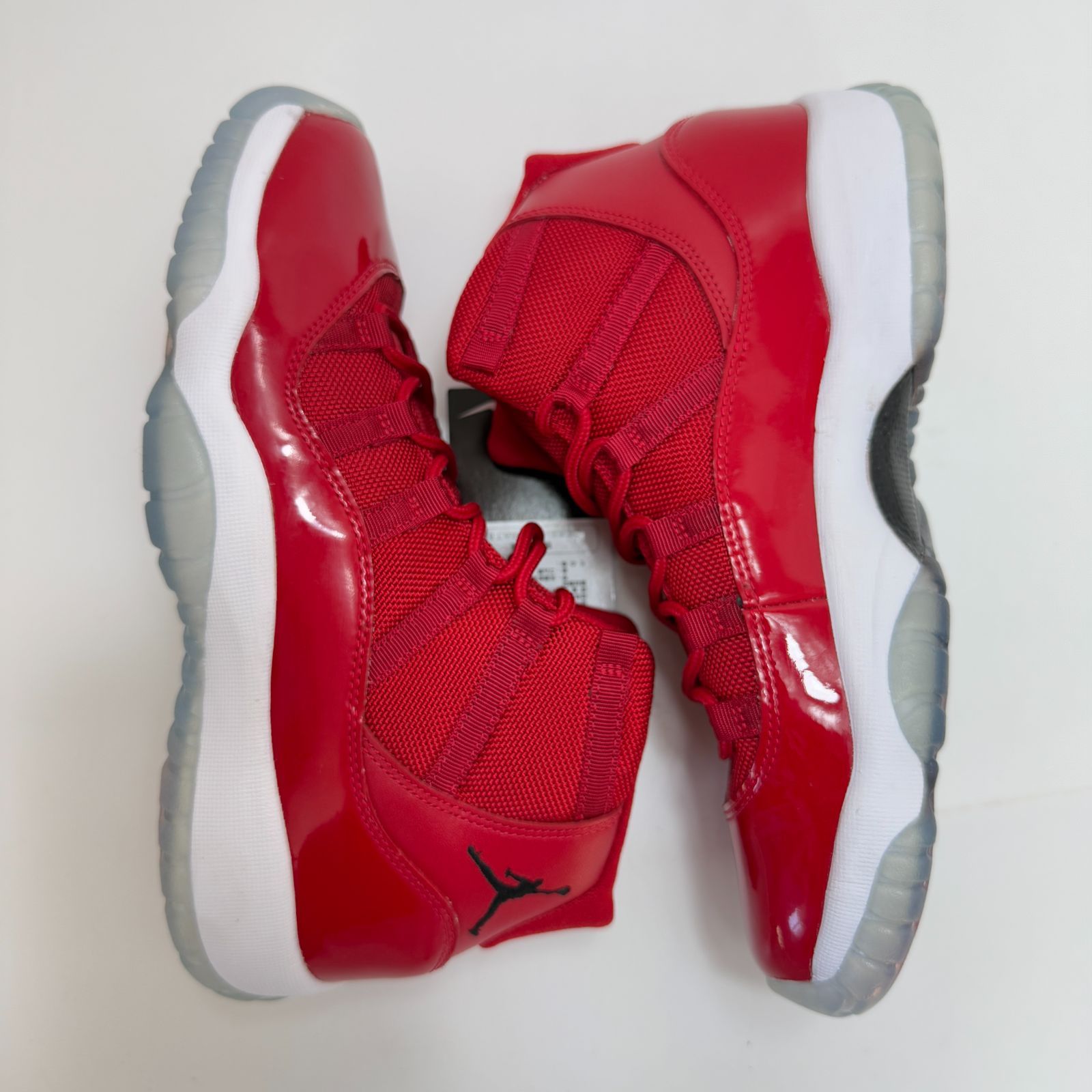 NIKE AIR JORDAN 11 RETRO BG 378038 623 GS 25CM WIN LIKE 96 GYM RED 