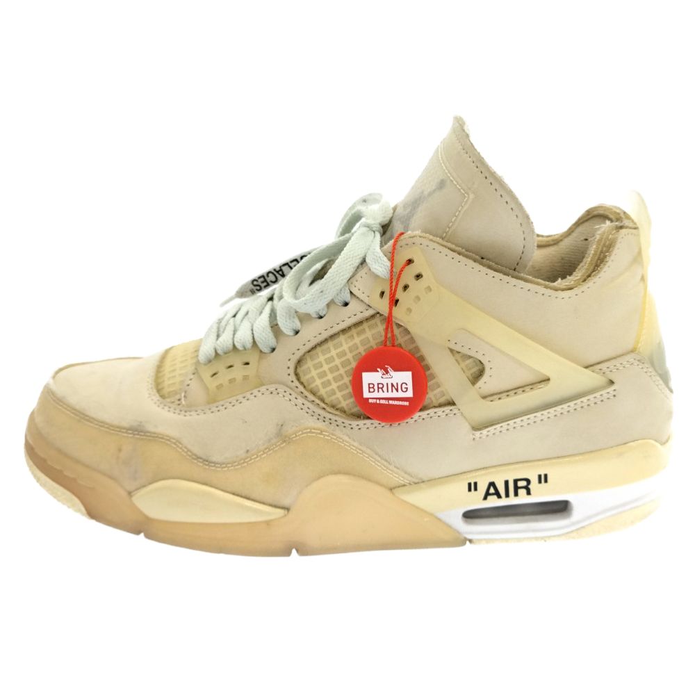 NIKE (ナイキ) ×OFF-WHITE WMNS Air Jordan 4 SP オフホワイト