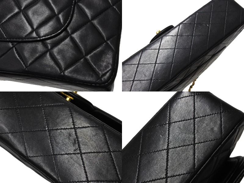 極美品 CHANEL シャネル Wフラップ マトラッセ25 チェーンショルダー