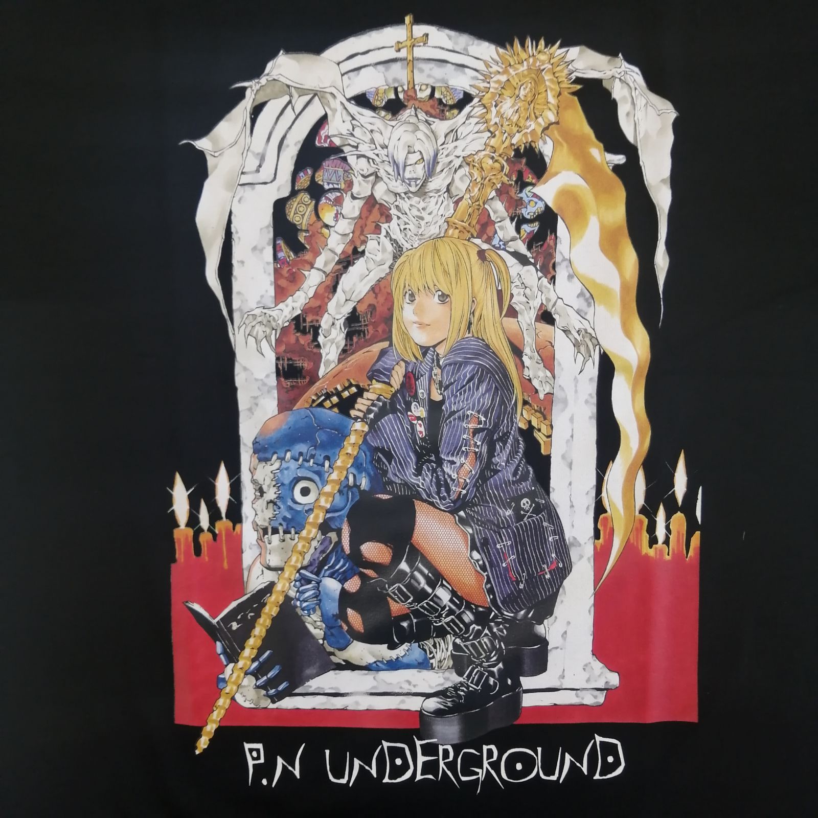 新作】【UNDERGROUND／アンダーグラウンド・ミサTEE（ブラック