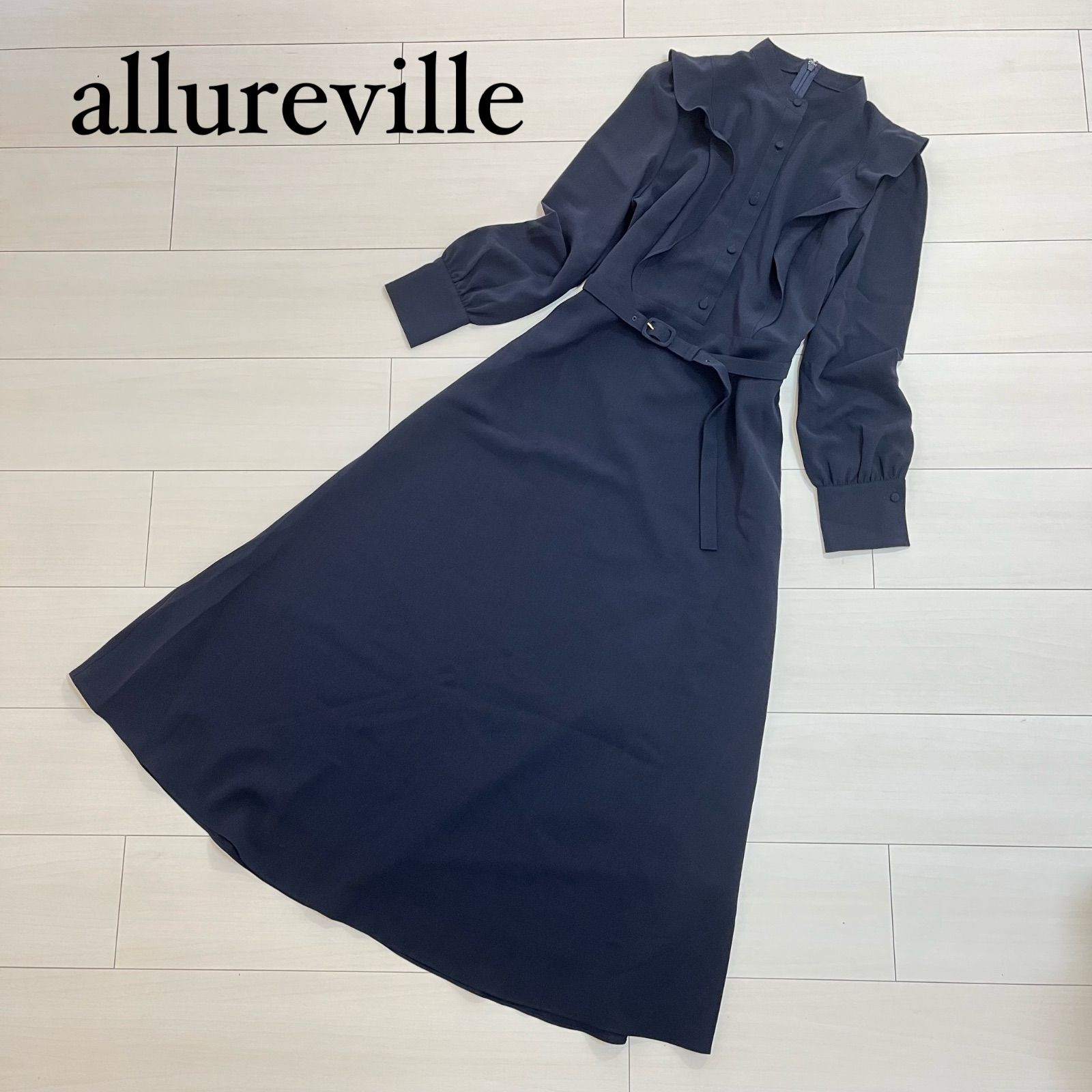 allureville アルアバイル ベルト ワンピース⭐︎未使用⭐︎フレア エスパンディワイドベルトワンピース|allureville OFFICIAL SITE