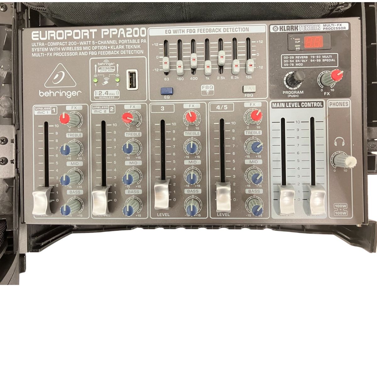 Behringer PPA200 EUROPORT ポータブル PAシステム スタンド付き 音響機材 中古 T9173663 - メルカリ