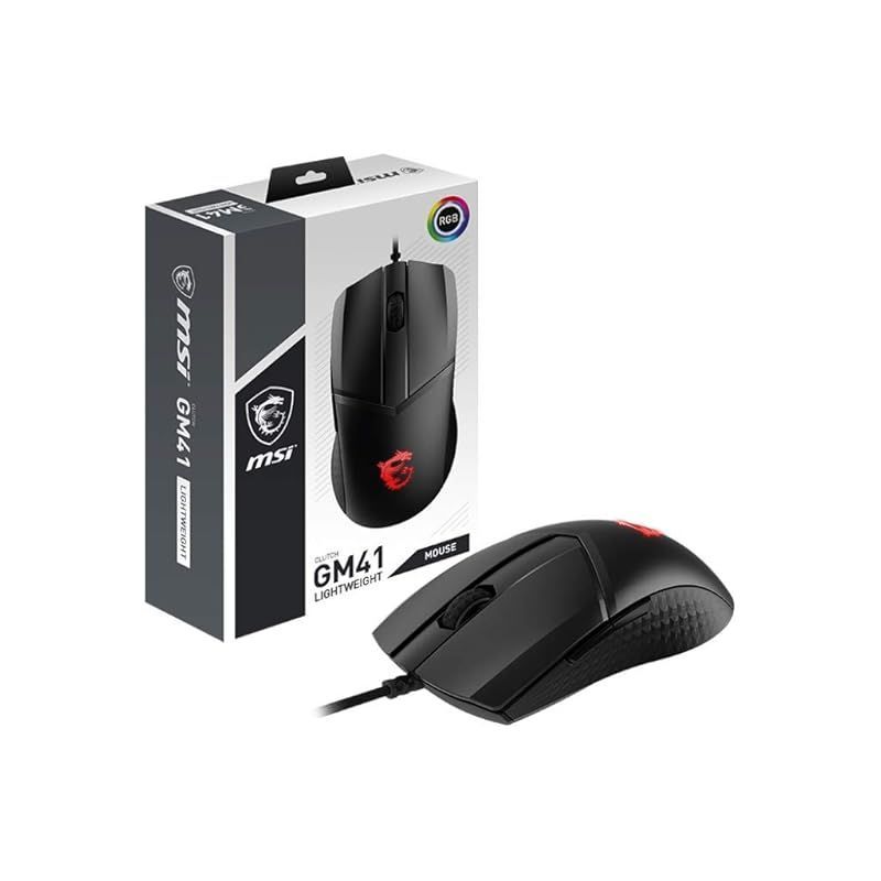 MSI CLUTCH GM41 LIGHTWEIGHT ゲーミングマウス 軽量 高精度センサー搭載 MS486 0