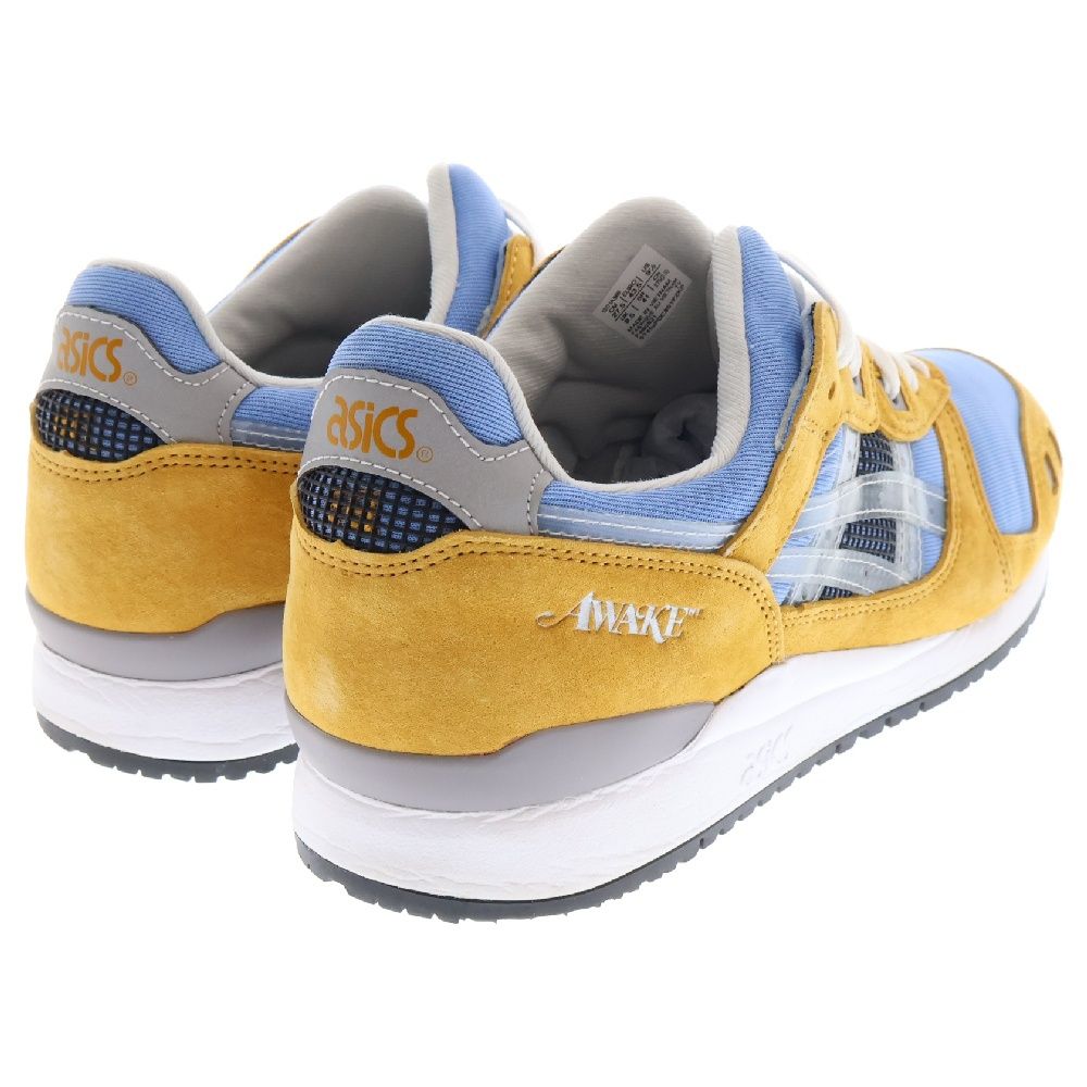 ASICS (アシックス) ×AWAKE NY GEL-LYTE III OG アウェイクニューヨーク ゲルライト3 ローカットスニーカー  イエロー/ブルー US9.5/27.5cm 1201A568-400 - メルカリ