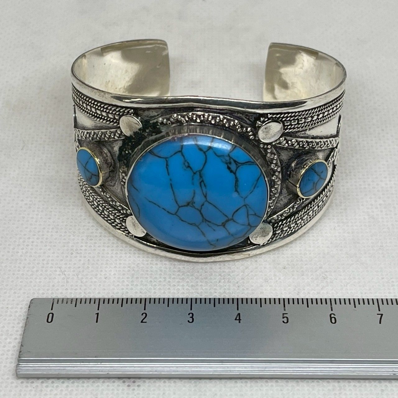  バングル ターコイズ インディアンジュエリー ブレスレット 天然石 無骨 デザイン ビンテージ アンティーク 古着 70 s 70年代 前後 シルバー ブラス 2025 13000 p 10 バングル リストバンド アクセサリー