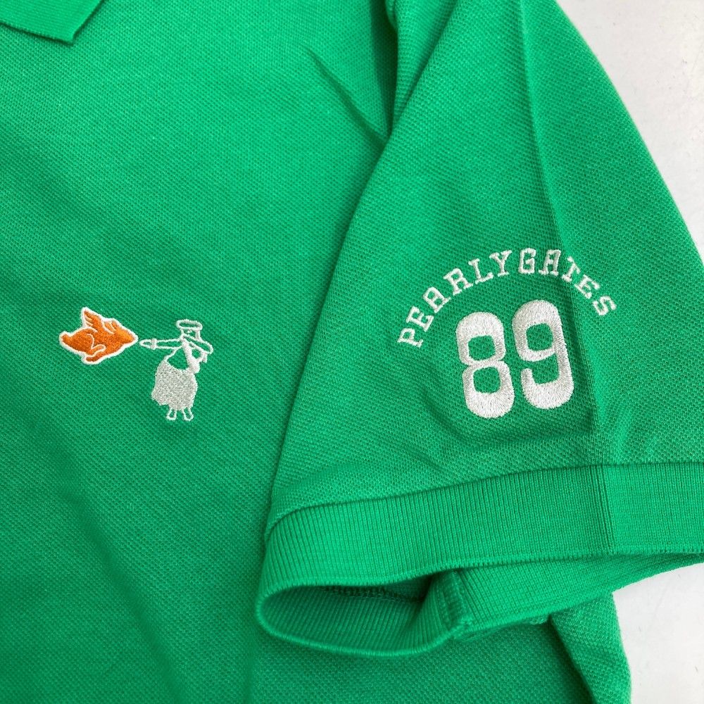 パーリーゲイツ ポロシャツ メンズ サイズ6 グリーン PEARLY GATES