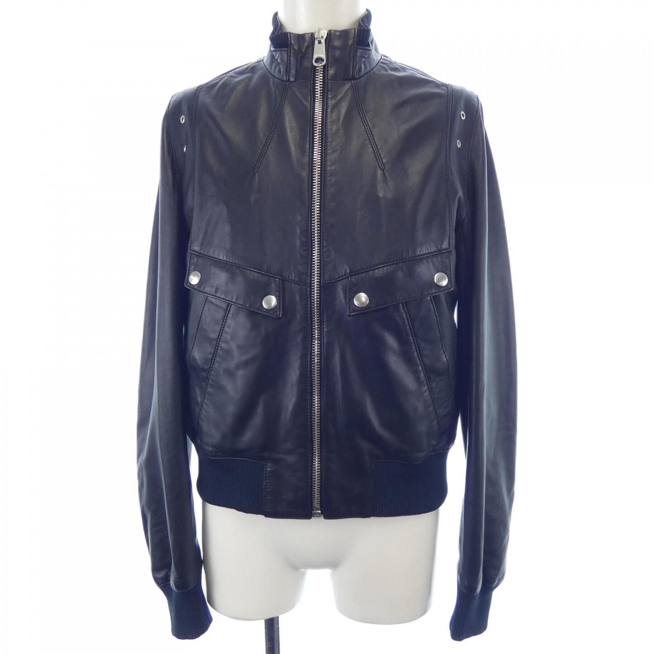 ディオールオム DIOR HOMME レザージャケット - メルカリ