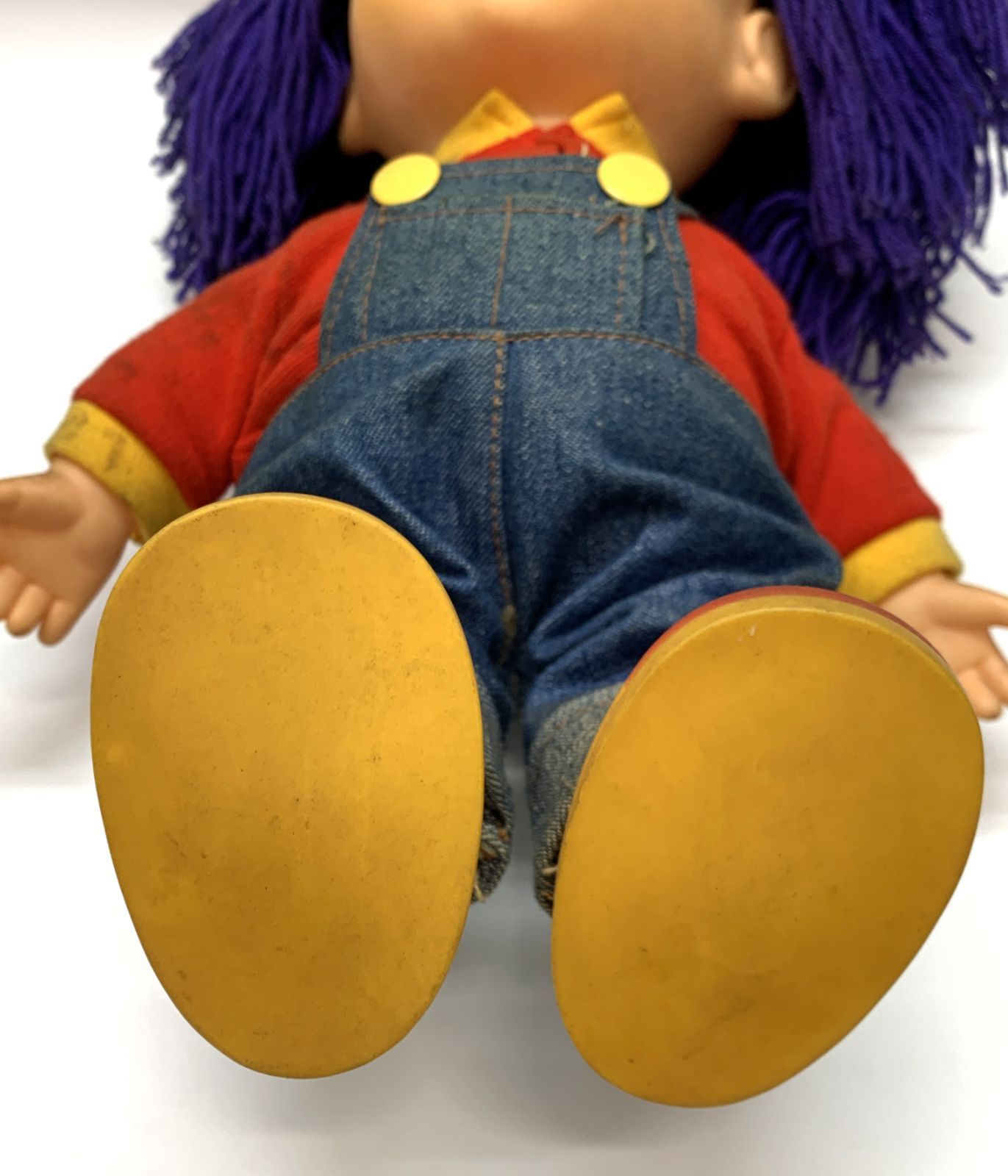 BANDAI - 【月末 期限】DR.スランプアラレちゃん　人形　昭和レトロ　アンティーク 昭和レトロ Dr.スランプ アラレちゃん ソフビ人形 当時物 - メルカリ