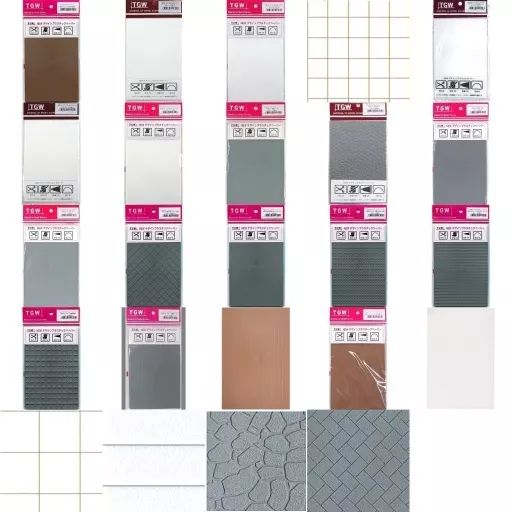 鉄道模型 NEWデザインプラスチックペーパー詰合せ