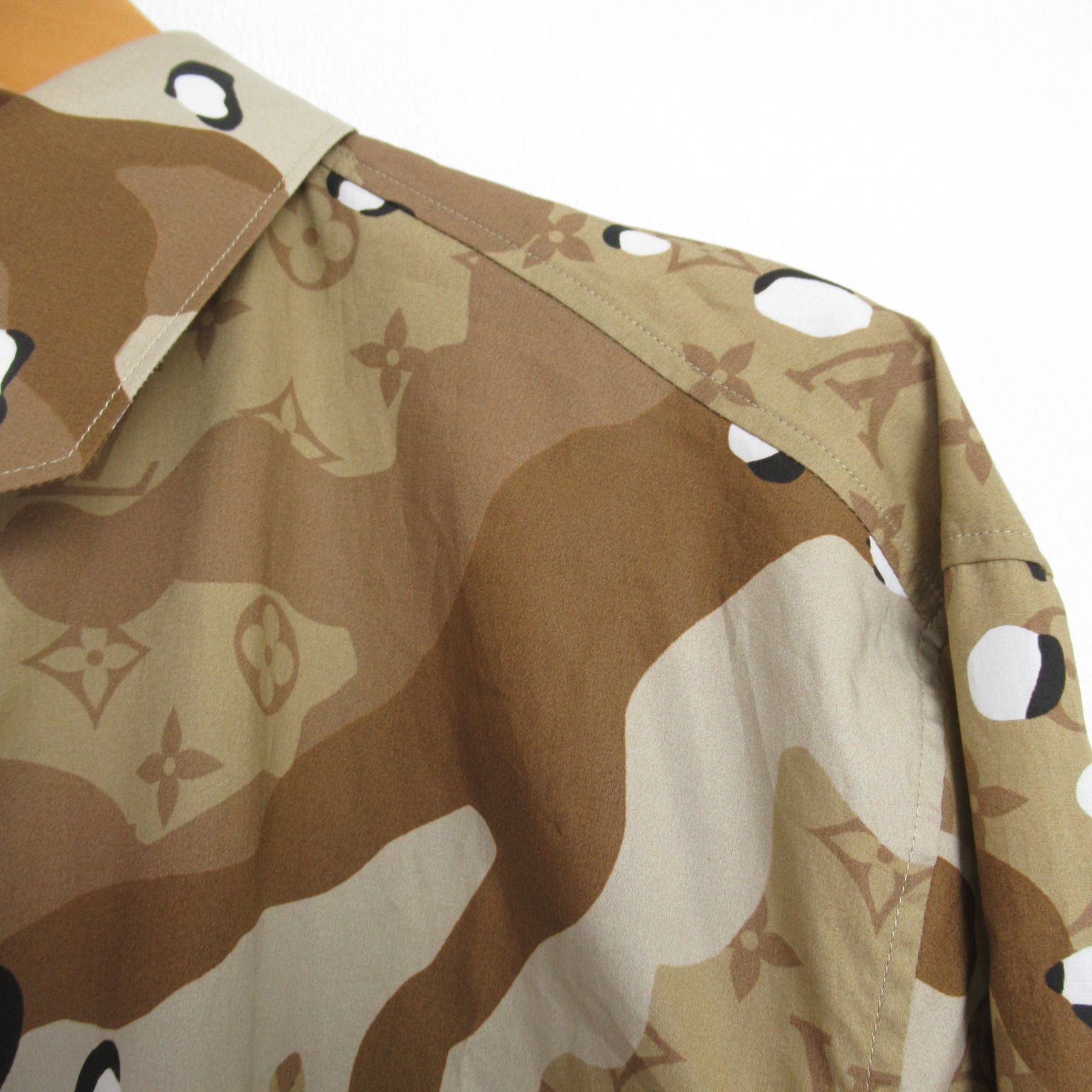 ルイ・ヴィトン カモフラージュ柄 長袖シャツ ルイヴィトン モノグラム