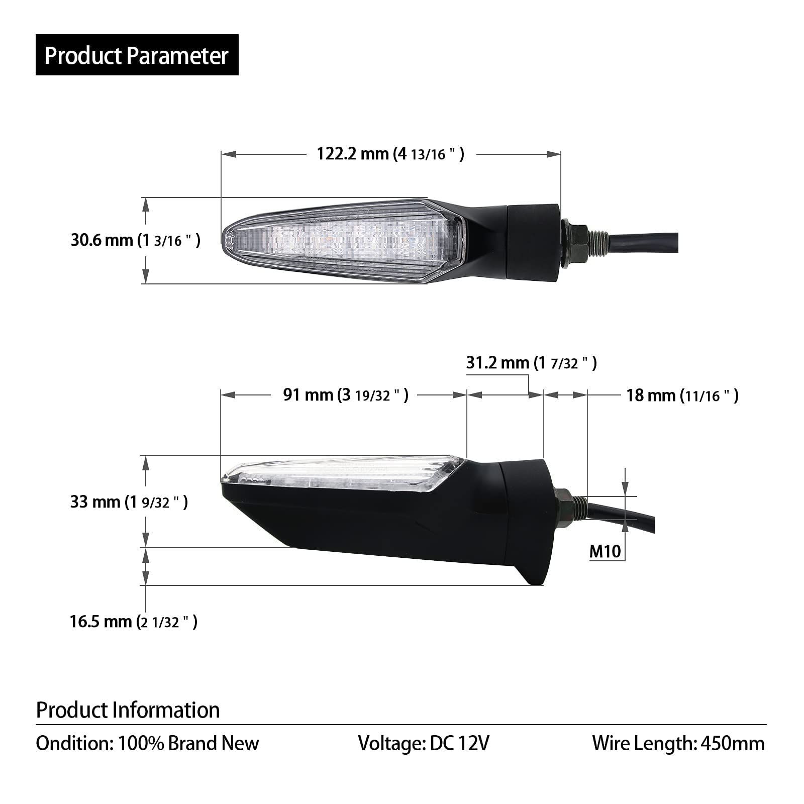 新品 オートバイ汎用 高輝度 LED ウインカー/ポジションランプ ヤマハ MT-09 カワザキ Z800 ホンダ CBR1000 CBR600  スズキ GSX(クリアレンズ ウインカー+ポジションランプ（ホワイト）/ 二個) - メルカリ