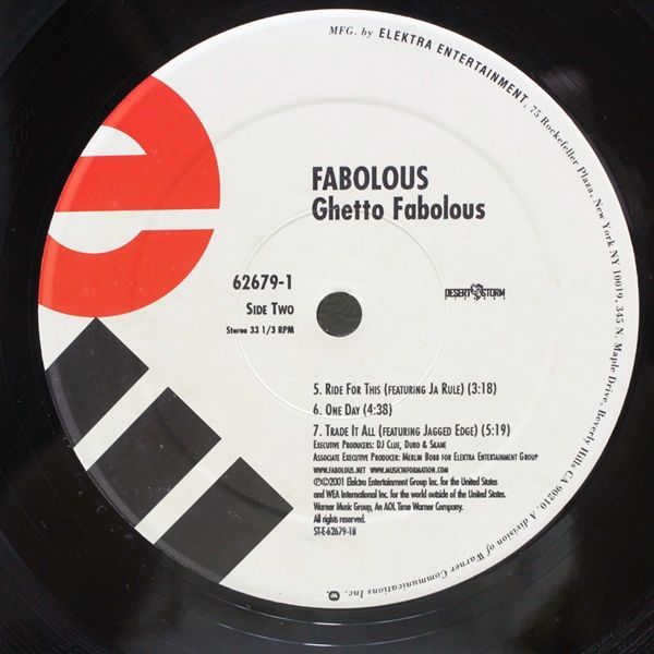 Fabolous / Ghetto Fabolous レコード