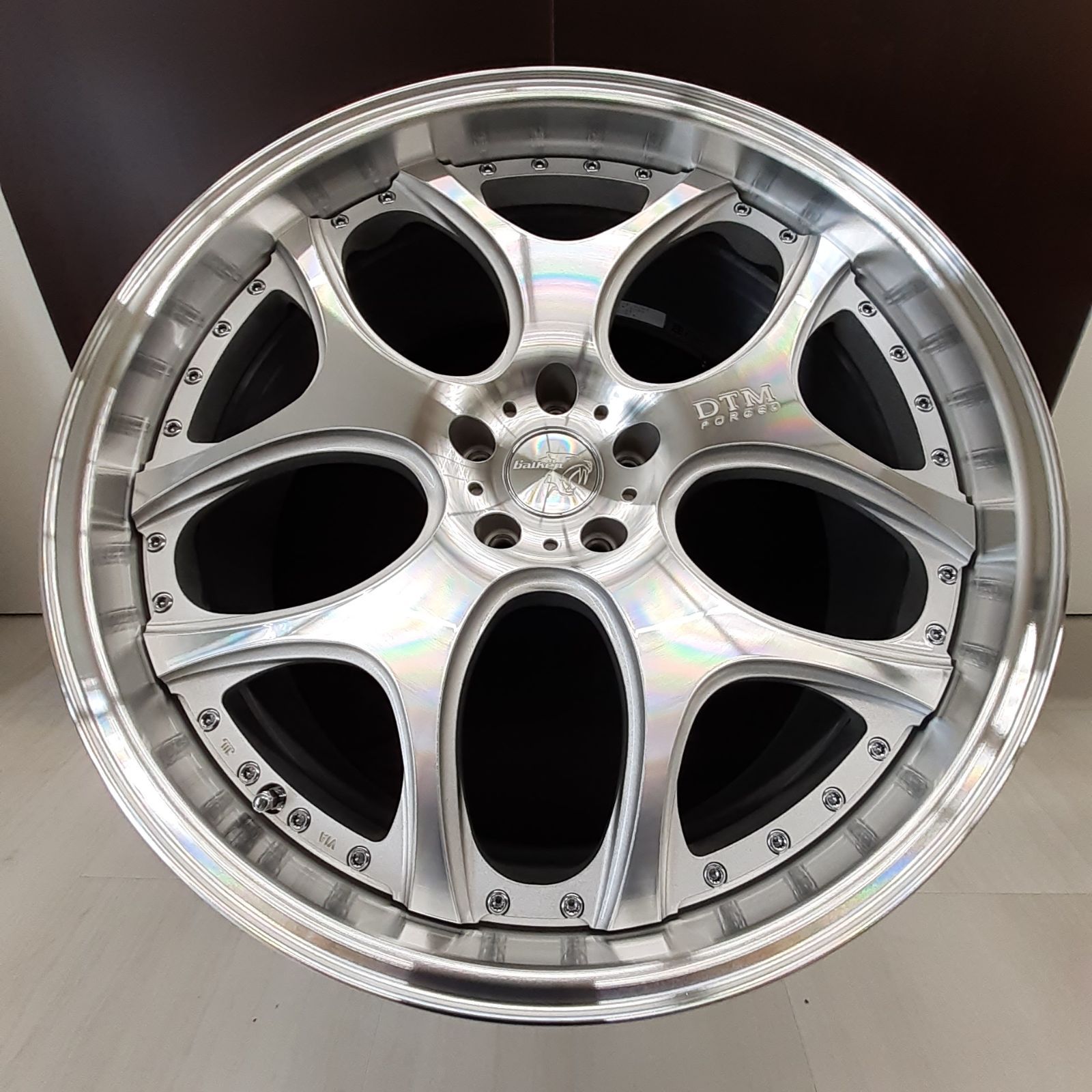 ヴァルケン DTMフォージド 鍛造 22インチ クリスタルシルバークリア 1  