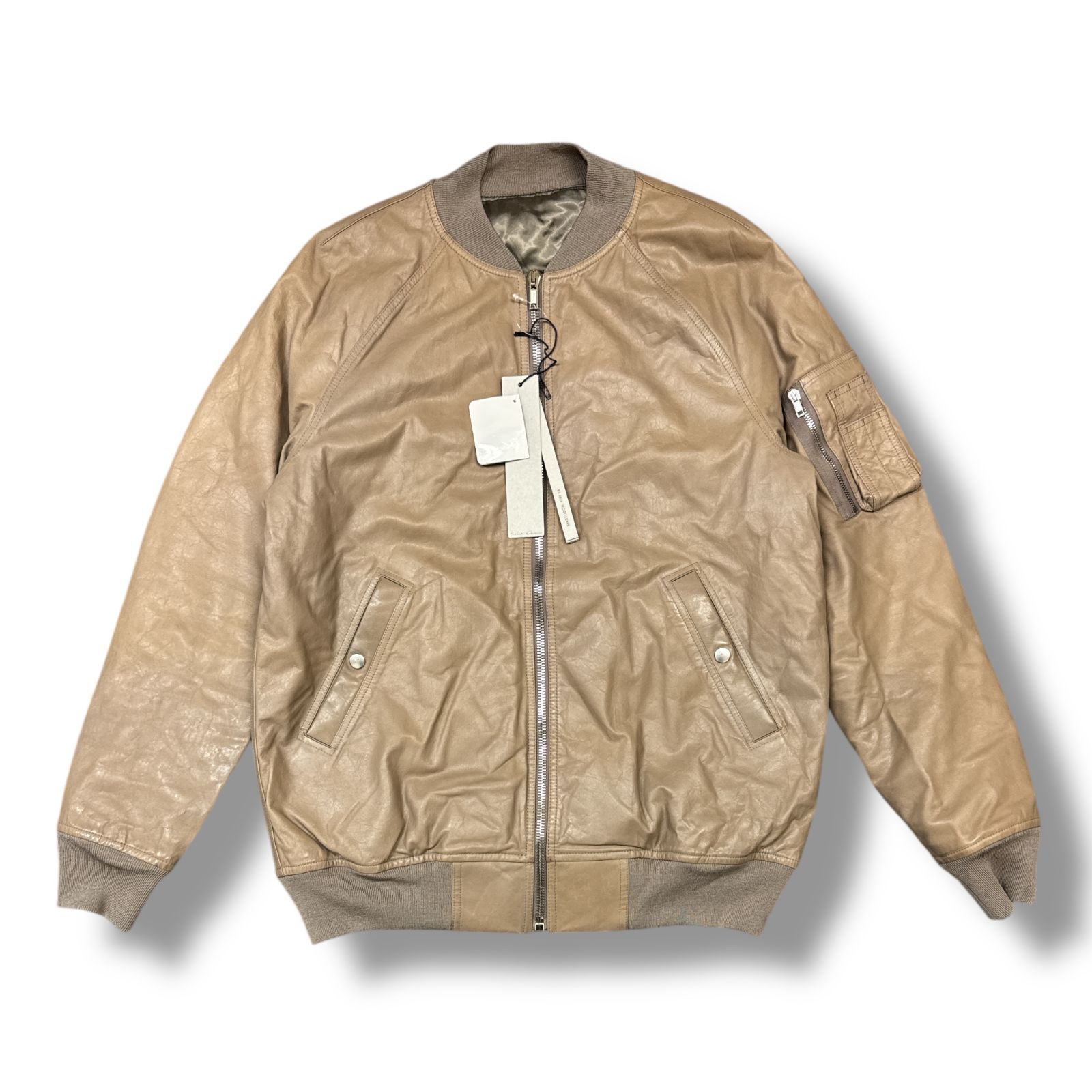 Rick Owens 16AW カーフレザーフライトボンバージャケット MA1